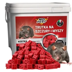 No Pest, Bromadiolon, Blokken, Rattengif en Muizengif, Knaagdierengif, 5 kg
